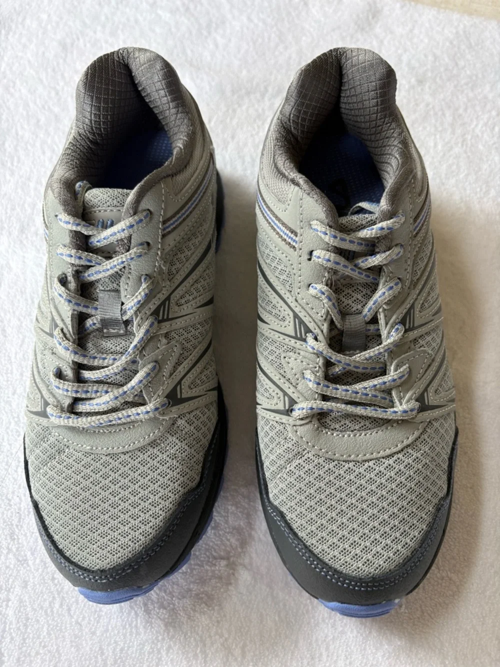 Fila Northampton Trail Sneakers Women’s 8.5 Grey Blue NEW w/ Box Hiking Shoes